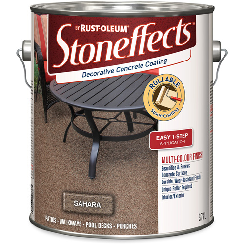 Stoneffects Decorative Concrete Coating, 3.78 L, Textured, Beige Fastek