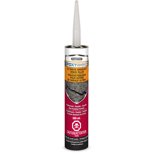 EpoxyShield&reg; Ultimate Driveway Crack Filler, Cartridge, Black Fastek