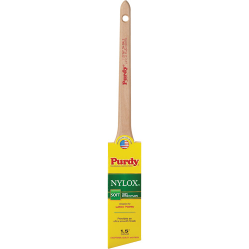 Nylox Dale Paint Brush, Nylon, Wood Handle, 1-1/2" Width Fastek