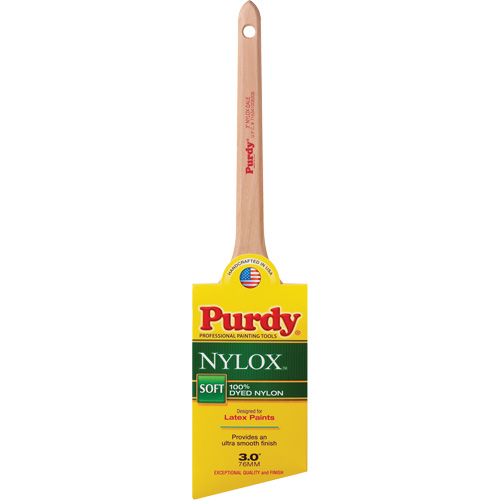 Nylox Dale Paint Brush, Nylon, Wood Handle, 3" Width Fastek