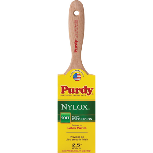 Nylox Sprig Paint Brush, Nylon, Wood Handle, 2-1/2" Width Fastek