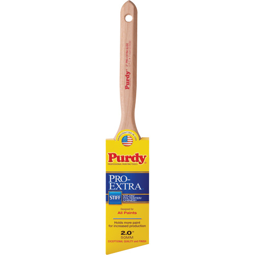 Pinceau Pro-Extra Glide, Mat&eacute;riau m&eacute;lang&eacute;, Manche Bois, Largeur de 2" Fastek
