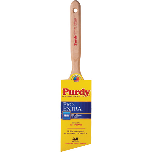Pinceau Pro-Extra Glide, Mat&eacute;riau m&eacute;lang&eacute;, Manche Bois, Largeur de 2-1/2" Fastek