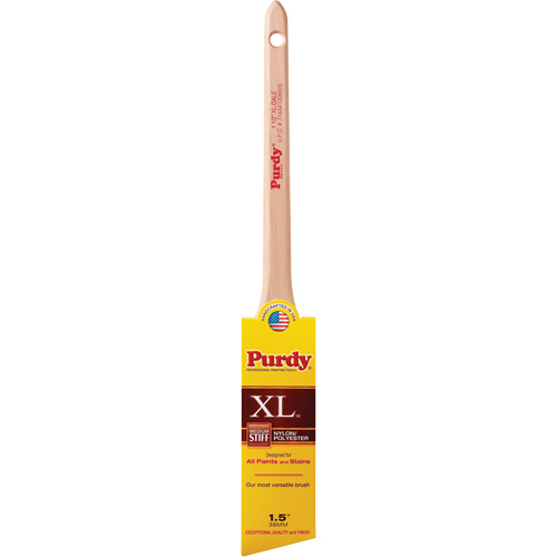 XL Dale Paint Brush, Poly/Nylon, Wood Handle, 1-1/2" Width Fastek