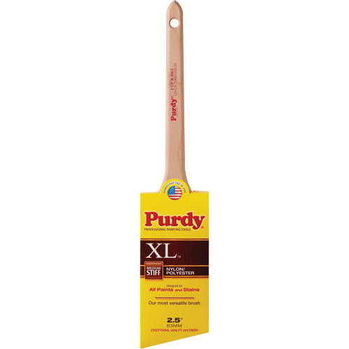 XL Dale Paint Brush, Poly/Nylon, Wood Handle, 2-1/2" Width Fastek