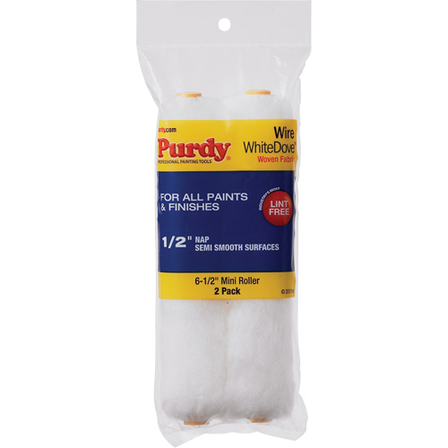 Dove Wire Mini Roller, 12.7 mm (1/2") Nap, 165 mm (6-1/2") L Fastek