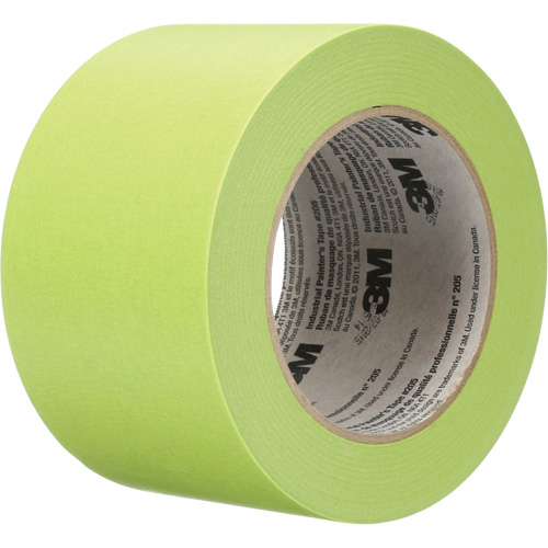 Ruban industriel 205 pour peintre, 72 mm (2-4/5") x 55 m (180'), Vert Fastek