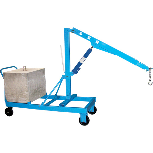 Floor Cranes - Reverse Boom, 8' Lift, 2000 lbs. (1 tons), 57" Arm, 78" H Fastek