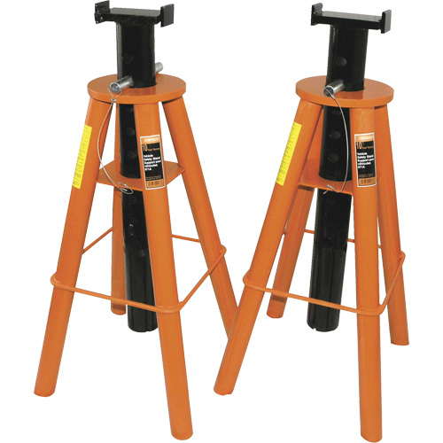 871A Truck Stand Set, 10 Tons Capacity, 30-3/4" - 46-1/4" H Fastek