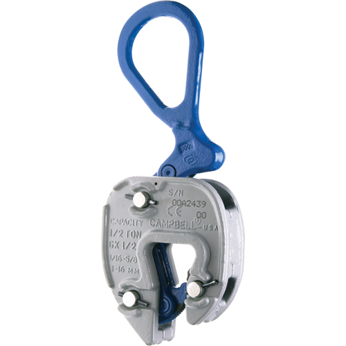 GX Lifting Clamps, 6000 lbs. (3 tons) Working Load Limit, 1/16" - 1" Jaw Opening Fastek