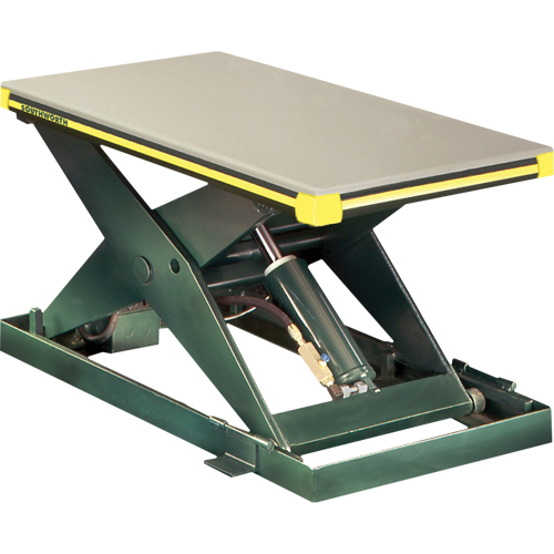 Table &eacute;l&eacute;vatrice hydraulique &agrave; ciseaux Backsaver, Acier, 24" la x 48" lo, Capacit&eacute; 2000 lb Fastek
