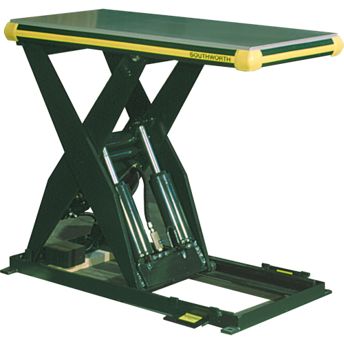 Hydraulic Backsaver Scissor Lift Table, Steel, 48" L x 48" W, 4000 lbs. Capacity Fastek