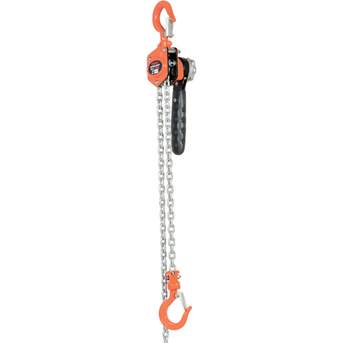 Mini Lever Hoist, 10' Lift, 500 lbs. (0.25 tons) Capacity, Steel Chain Fastek