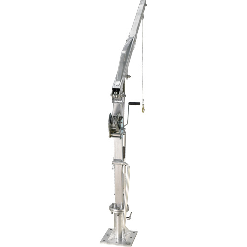 Winch Operated Truck Jib Crane, 1000 lbs. (0.5 tons) Capacity, 97" Max. Clearance Fastek