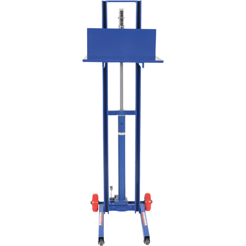 Hydraulic Platform Lift Stacker, Foot Pump Operated, 400 lbs. Capacity, 51-1/8" Max Lift Fastek