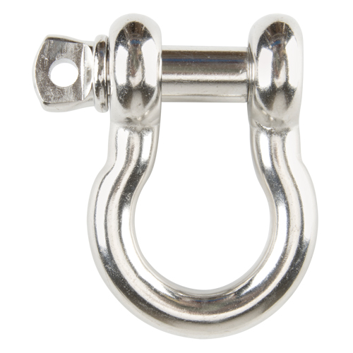 Screw Pin Anchor Shackle, 7/8", Screw Pin, Stainless Steel Fastek