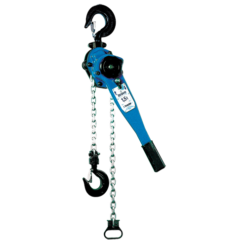 Bravo&reg; Lever Chain Hoist, 20' Lift, 6000 lbs. (3 tons) Capacity, Grade 80 Chain Fastek