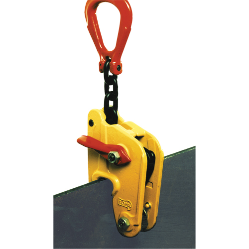 Topal Multiposition Self-Locking Plate Clamp NK1-20-40, 3300 lbs. (1.65 tons), 7/8" - 1-1/2" Jaw Opening Fastek
