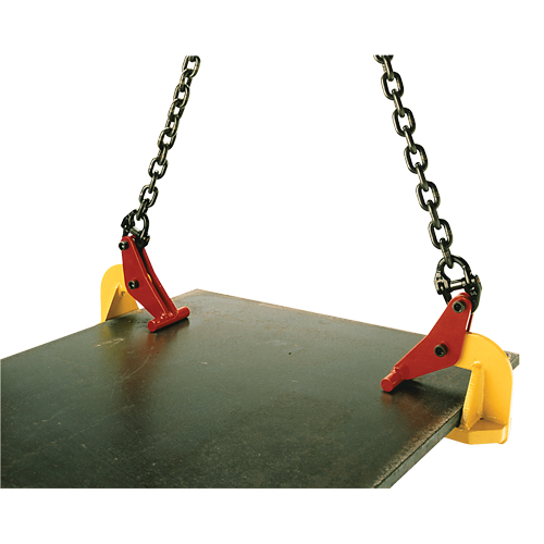 Topal Horizontal Lifting Plate Clamp TLH1 0-60, 2200 lbs. (1.1 tons) Limit, 0" - 2-3/8" Jaw Fastek