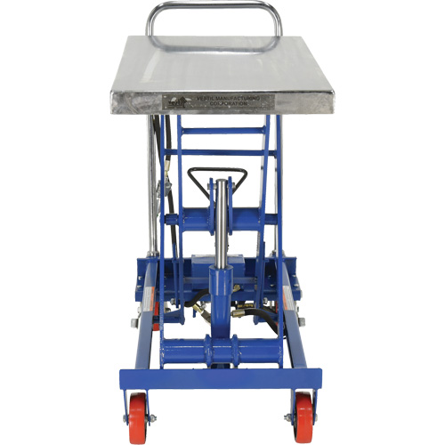 Pneumatic Hydraulic Scissor Lift Table, Steel, 32-1/2" L x 19-3/4" W, 1000 lbs. Cap. Fastek