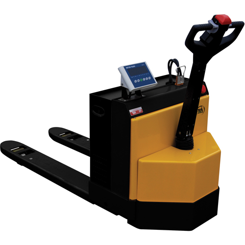Fully Powered Electric Pallet Truck With  Scale, 4500 lbs. Cap., 48" L x 30.25" W Fastek