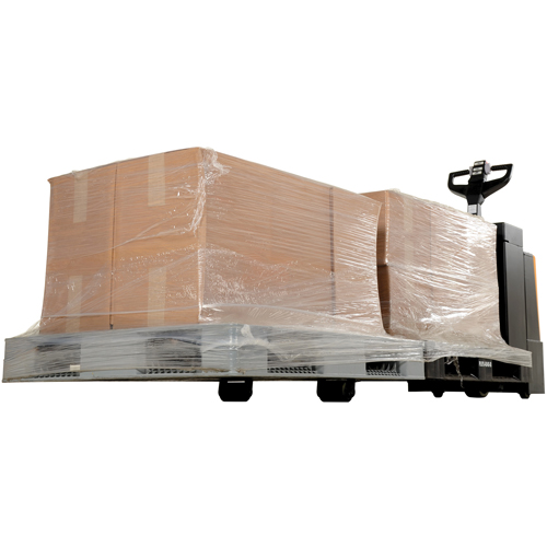 Fully Powered Electric Pallet Truck With  Stand-On Platform, 4500 lbs. Cap., 96" L x 30" W Fastek