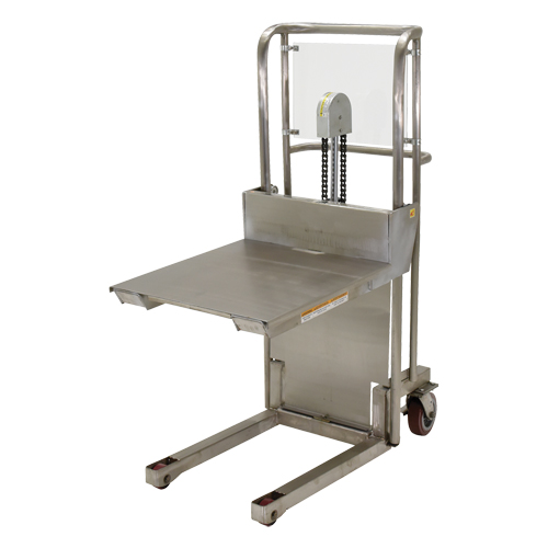 Gerbeur Hefti-Lift, M&eacute;canisme Pompe au pied, Capacit&eacute; de 450 lb, Levage max de 45-5/8" Fastek