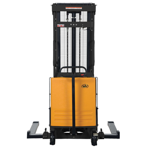 Fork Lift Stacker, Electric Operated, 2000 lbs. Capacity, 63" Max Lift Fastek