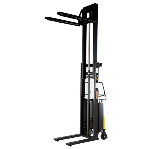Fork Lift Stacker, Electric Operated, 2000 lbs. Capacity, 63" Max Lift Fastek