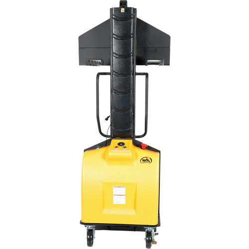 Narrow Mast Powered Lift Stacker, Electric Operated, 1500 lbs. Capacity, 63" Max Lift Fastek