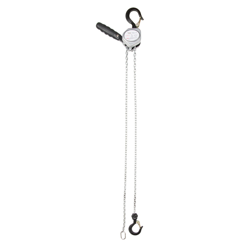 Mini Lever Hoist, 5' Lift, 500 lbs. (0.25 tons) Capacity, Zinc Plated Chain Fastek