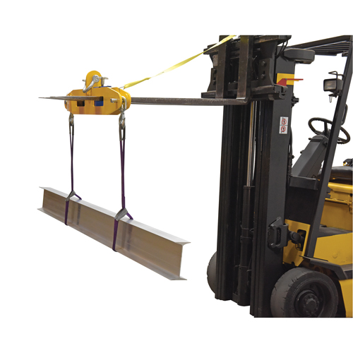 Forklift Lifting Beam, 7" x 2-1/2" Fork Pocket Fastek