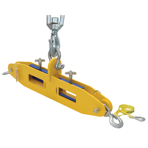 Forklift Lifting Beam, 7" x 2-1/2" Fork Pocket Fastek