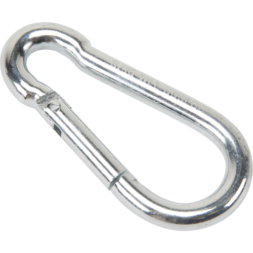 Zinc Plated Snap Hook, 500 lbs (0.25 tons) Working Load Limit, 5/16" Size, 1/2" Eye Fastek