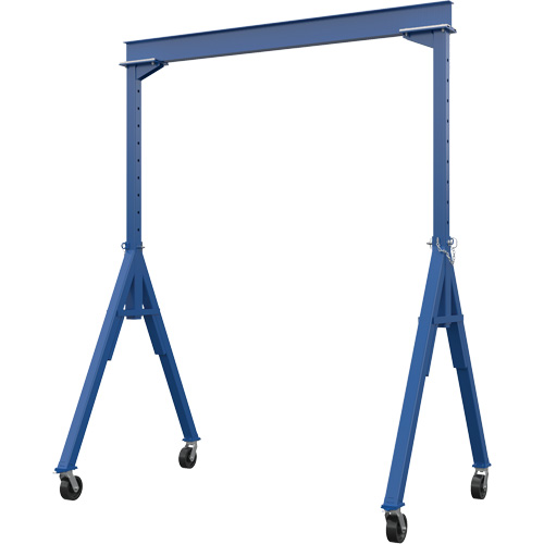 Adjustable Height Gantry Crane, 10' L, 2000 lbs. (1 tons) Capacity Fastek
