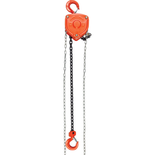 Chain Hoist, 10' Lift, 10000 lbs. (5 tons) Capacity, Alloy Steel Chain Fastek