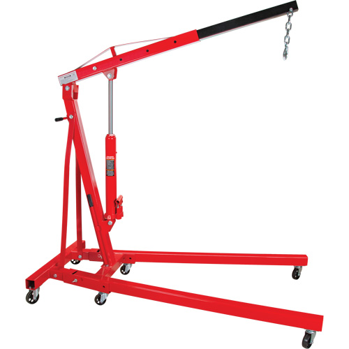Folding Shop Crane, 4000 lbs. (2 tons) Capacity Fastek