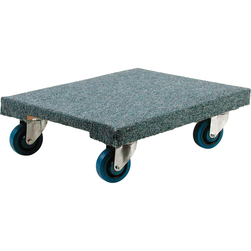 Wood Dollies - Heavy-Duty, Rubber Wheels, 1400 lbs. Capacity, 18" W x 24" D x 7" H Fastek