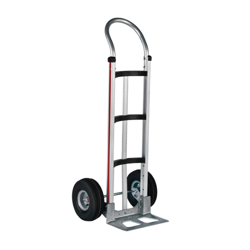 Knocked Down Hand Truck, Continuous Handle, Aluminum, 48" Height, 500 lbs. Capacity Fastek