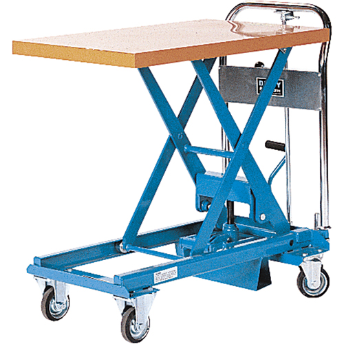 Dandy Lift Scissor Lift Table, 31-1/2" L x 19-7/10" W, Steel, 550 lbs. Capacity Fastek
