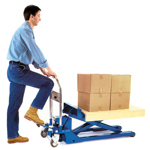 Low Profile Dandy Lift Scissor Lift Table, 37-1/10" L x 19-7/10" W, Steel, 1100 lbs. Capacity Fastek