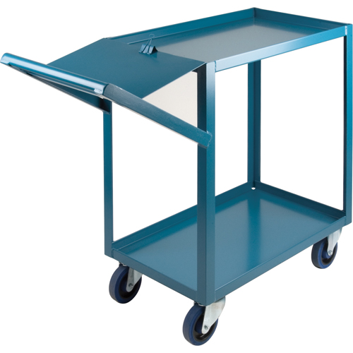 Order Picking Carts, 36" H x 18" W x 46" D, 2 Shelves, 1200 lbs. Capacity Fastek