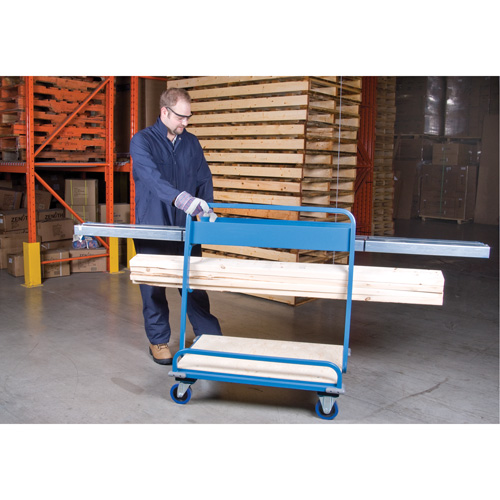 Chariots pour mat&eacute;riaux de construction, 39" x 26" x 42", Capacit&eacute; 1200 lb Fastek