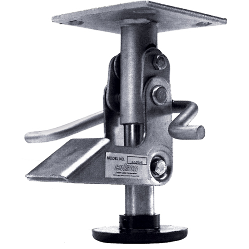 Floor Lock Brakes - Heavy-Duty, 5-17/32" Extended Height, 4-1/2" Retracted Height Fastek