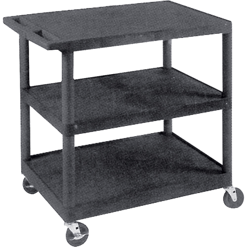 Chariot utilitaire, 3 tiers, 18" x 34" x 24", Capacit&eacute; 400 lb Fastek