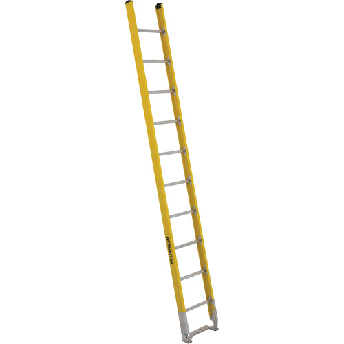 Single Section Straight Ladder - 6100 Series, 10', Fibreglass, 375 lbs., CSA Grade 1AA Fastek