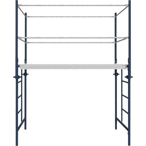 Accessoires pour &eacute;chafaudage - Poteau de garde-corps a/support, Poteau de garde-corps, 6" la x 56" h Fastek