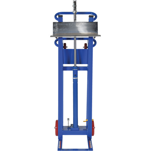 Gerbeur &agrave; plateforme hydraulique, M&eacute;canisme Pompe au pied, Capacit&eacute; de 750 lb, Levage max de 52" Fastek
