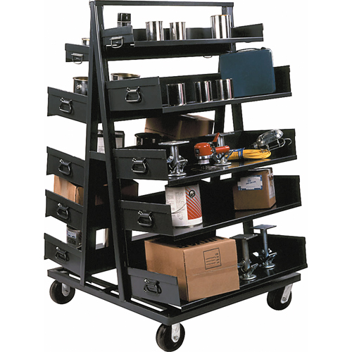 Adjust-A-Tray Trucks, 40" x 38" x 64", 2500 lbs. Capacity Fastek