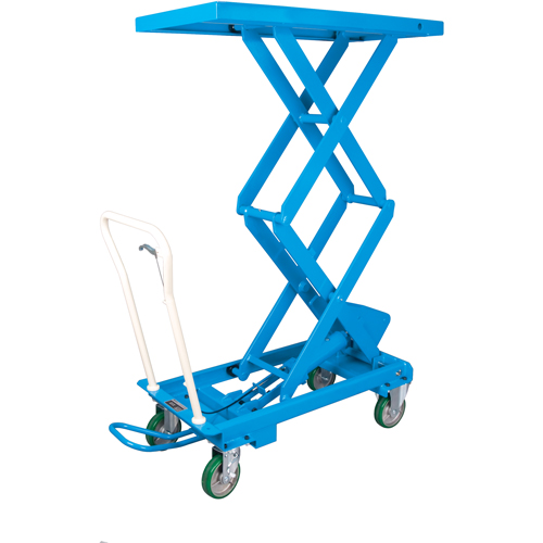 Scissor Lift Tables, 20-1/2" L x 39-3/4" W, Steel, 660 lbs. Capacity Fastek